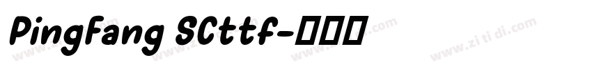 PingFang SCttf字体转换